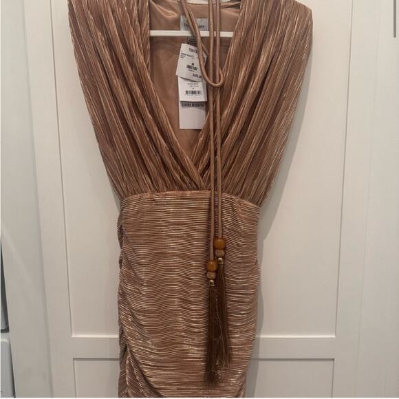 NWT NEW Sabina Musayev Blake Mini Dress in Pecan - Picture 6 of 6